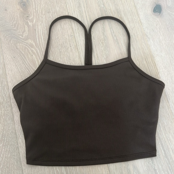 Espresso Yoga Alo top - Picture 2 of 2